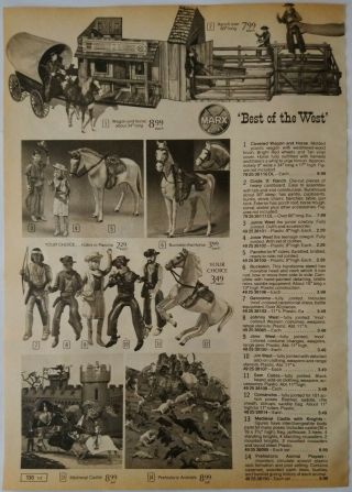 1972 Vintage PAPER PRINT AD GI JOE adventure MARX best of the west action figure 2