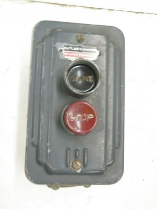 Vintage Cutler Hammer Push Button Switch