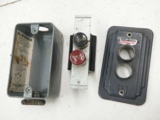 Vintage Cutler Hammer Push Button Switch 3