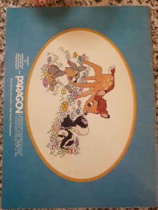 Walt Disney Characters in Counted Cross Stitch 10 Pattern Book 1980 Paragon Vtg 2