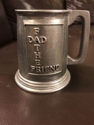 Vintage Wilton Pewter Armetale Mug Father,  Dad,  Friend