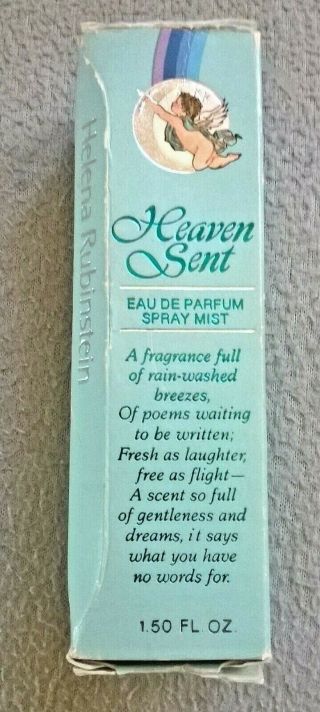 Vintage Helena Rubinstein 1.  5 Oz Heaven Sent Eau De Parfum Spray Mist Perfume