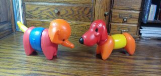Vintage Tupperware Tupper Toys Zoo - It - Yourself Animal Set Elephant Dog