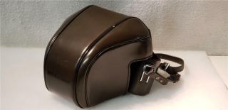 Vintage Nikon Nikkormat Brown Leather Camera Case