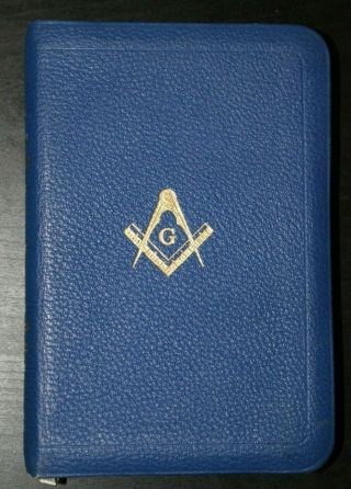 Vintage Holman Holy Bible Masonic Edition With Box C.  1940