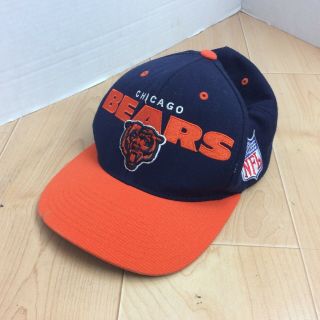 Mitchell And Ness Nfl Chicago Bears Snapback Hat Vintage Blue Orange