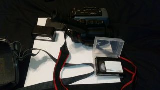 Vintage JVC GR - AX2 - Camera Recorder Videomovie BATTERY X2 And Case 3