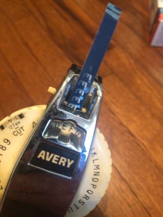Vintage Avery Label Maker 3/8 