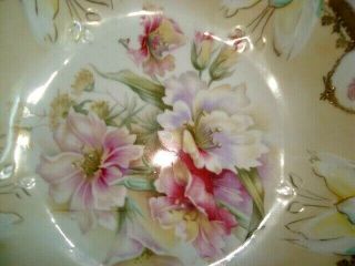 Vintage Royal Vienna Germany floral embossed bowl 2