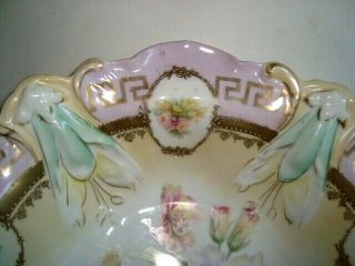 Vintage Royal Vienna Germany floral embossed bowl 3