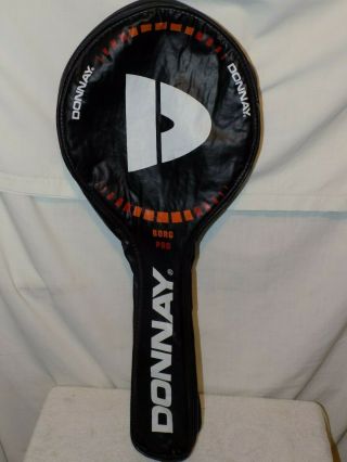 Vintage Donnay Borg Pro Tennis Case Made In Belgium