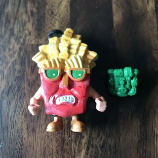 Vintage Food Fighters Action Figure Fat Frenchy 1988 Mattel