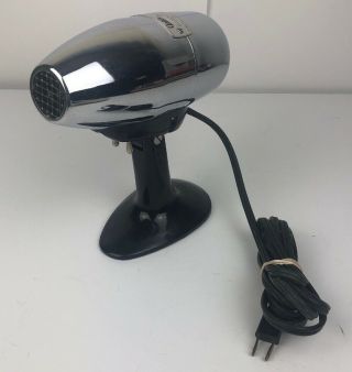 Vintage Oster Airjet Chrome Electric Hair Blow Dryer Model 202 Usa Cool Hot Air