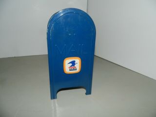 USPS Post Office Coin Bank Vintage Brumberger Mail Box Change Box USA 2