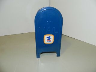 USPS Post Office Coin Bank Vintage Brumberger Mail Box Change Box USA 4