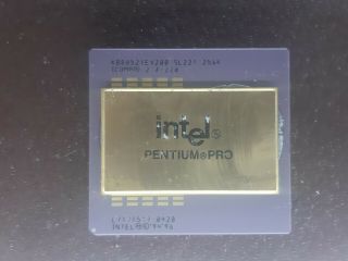 1x Intel Pentium Pro Vintage For Gold Scrap Recovery `