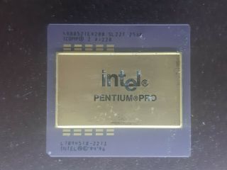1x Intel Pentium Pro Vintage For Gold Scrap Recovery