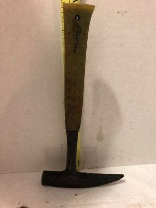 Estwing Vintage Handle Rock Pick Chipping Geology Hammer.