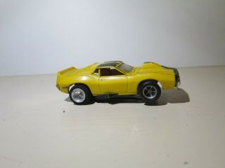 Vintage Afx Ho - Scale Yellow And Black Two Tone Car