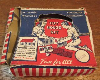 Vintage Plasticville House Kit Hp - 8 Building Green Box