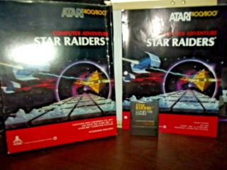 Atari Computer 400 800 Xl Xe Star Raiders Cxl4011 Video Game System Vintage