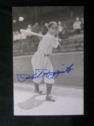 Vintage Phil Rizzuto York Yankees Autographed Signed Rppc