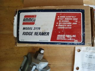 Vintage Ammco Ridge Reamer Model No.  2100 Range 2 9/16 " To 5 "