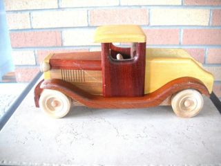 Vintage Heirloom Toys Wooden Toy Truck