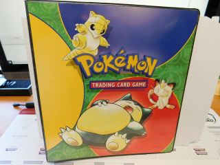 1999 Pokemon Trading Card Game Official Card Binder Ultra Pro Vintage Ex Cond 1