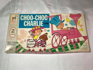 Milton Bradley Choo - Choo Charlie Good And Plenty Vintage 1968 Board Game