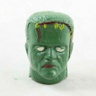Vintage Rubber Halloween Troll Frankenstein Niks Monster Men Hong Kong 1960s Toy