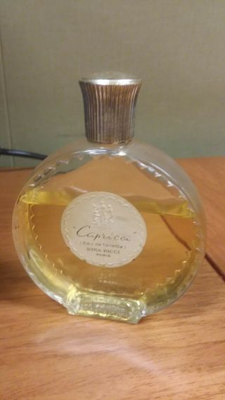 Vintage Nina Ricci Capricci Splash Perfume Lalique Bottle 75 Full
