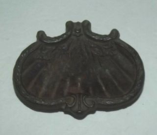Neat Vintage Cast Iron Soap Dish - Neat Victorian Decor