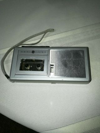 Micro Cassette Tape Recorder Player Model Ge 3 - 5338 A General Electric Vintage