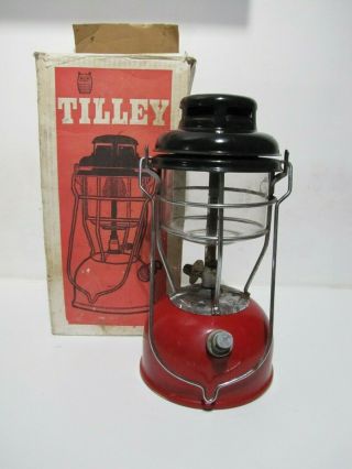 Vintage Tilley Stormlight Lamp X246b Red Pressure Light Lantern Fishing Camping