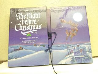 Hallmark The Night Before Christmas Pop Up Book Vintage 1988 Tie Cover