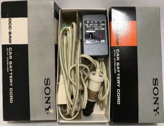 Vintage Sony Television Car Battery Cord Dcc - 2aw Fits 8 - 301w / Others Stabilizer