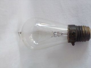 Unusual Vintage Antique Light Bulb Tipped
