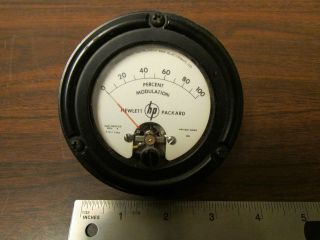 Hp Agilent Panel Meter Percent Modulation Vintage