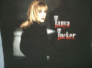 Vtg 90’s Tanya Tucker Tour T - Shirt Lg Country Music 1994