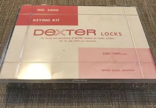 Dexter Locks Keying Kit - Vintage - Locksmith