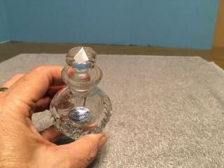 ROGASKA Elegant Vintage Crystal Cut Glass Perfume Bottle with Stopper Dauber 4 