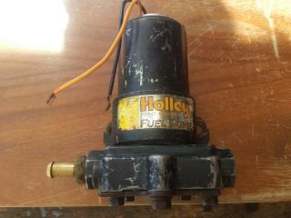 Vintage Holley Red Electric Fuel Pump,  Motor Runs Probably Needs Rebuild.