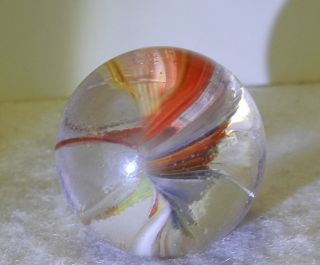 5304m Huge 1.  09 Inches Vintage Foreign Sparkler Marble