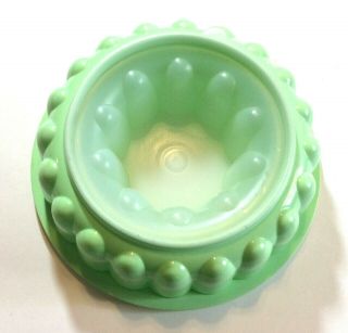 Tupperware Jello Mold Lime Green And Clear Ice Ring Bundt Vintage