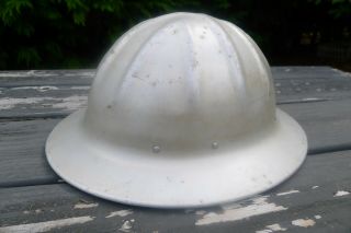Vintage B.  F.  Mcdonald Co.  B9 Aluminum Full Brim Hard Hat