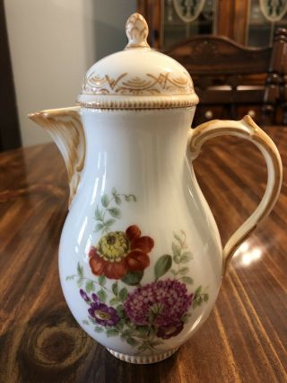Vintage Glass 7” Pitcher With Lid