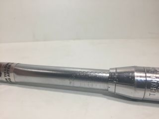 VINTAGE TORQUE CONTROLS INC 1/4 RATCHETING TORQUE WRENCH 10 - 150 IN - LBS TCI - 150R 5