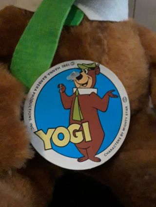 1980 Hanna Barbera Yogi the Bear 10” Plush,  Vintage Mighty Star Hanna - Barbera 2