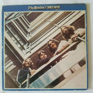 Vintage Collectible The Beatles 1967 - 1970 Double Lp Album 33 Rpm